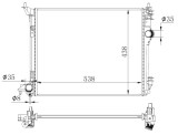NRF 59270 Radiator, racire motor