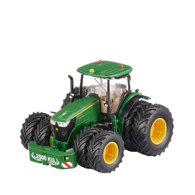 Tractor John Deere cu roți duble, SIKU 6735 foto