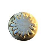 BROSA VINTAGE DIN METAL AURIU, SOULEIADO