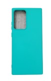 Husa silicon antisoc cu microfibra Samsung Galaxy Note 20 Ultra Turcoaz, Turquoise