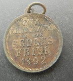 Medalie Zur erinnerung an die sedans feier 1892 - Germania, 22 mm