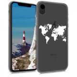 Husa pentru Apple iPhone XR, Silicon, Alb/Transparent 45915.07, Carcasa, Kwmobile