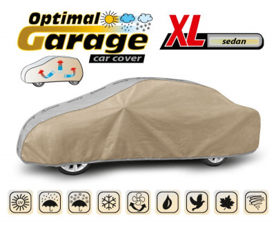 Protectie exterioara Optimal Garage XL sedan 472-500 cm Kft Auto foto