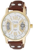 Cumpara ieftin Ceas Barbatesc Q&amp;Q Citizen DA68J104Y, Analog, Inox 44mm, Curea Piele Ecologica, Rezistent Apa 5ATM