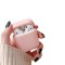 Husa airpods cu inel prindere roz
