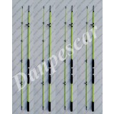 SET 4 Lansete WB fibra sticla plina 2,70 metri pentru pescuit la dunare 60-180gr