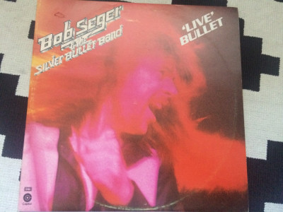 bob seger silver bullet band live 1976 2 LP dublu disc vinyl muzica rock capitol foto