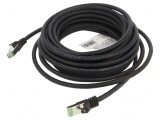 Patch cord S/FTP Cat 8.1 Cu LSZH negru 7.5m, Goobay