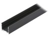 Profil aluminiu negru pentru module LED 1m VARIO30-02