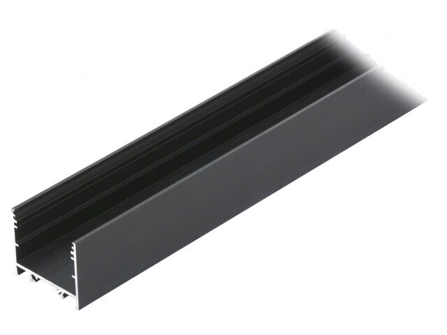 Profil aluminiu negru pentru module LED 1m VARIO30-02