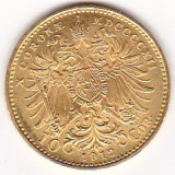 Ungaria 10 Corona Francis Joseph I 1912 Restrike, Europa, Aur