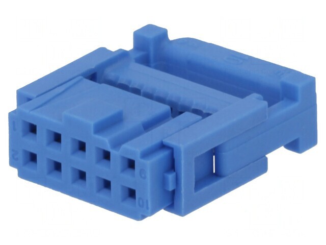 Mufă IDC mamă 10 pini cablu-bandă 1,27mm aurit