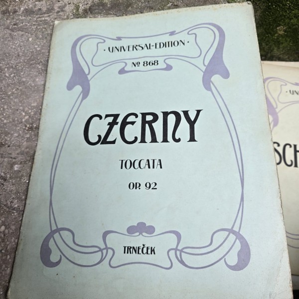 Czerny. Toccata OP 92 partitura