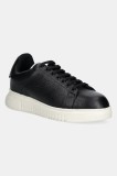 Emporio Armani sneakers din piele culoarea negru, X4X264 XF768 00002