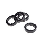 Set 4 inele fixare mansoane biciclete, culoare negru, din aluminiu Cod:AWR2291