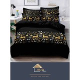 Cumpara ieftin Lenjerie de pat 1 Persoana Model de Craciun - JJJ9010