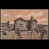 Carte poștală veche Oradea &ndash; Palatul Vulturul Negru &ndash; 1916