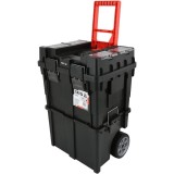 Yato YT-09160 - Cutie din plastic 495x350x710 mm maner transport sistem clipsare stocare supraetajata