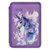 Penar Echipat Dublu cu Model Unicorn, Lila, 15x4x20cm, CMCLASS