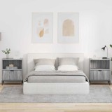 vidaXL Mese de noptieră 2 pcs sonoma gri 49 x 36 x 61 cm Lemn compozit