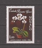 Monaco 1979 - Expoziția internațională de orhidee, Monte Carlo Flora 1980, MNH, Nestampilat