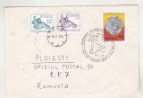 bnk fil - Polonia - plic stampila ocazionala Expofil Opole `77 - circulat spre Romania