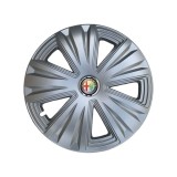 Set 4 capace roti 15 inchi (R15) Glory Gri, Compatibile cu Alfa Romeo, Autohelix MSA