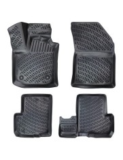 Set covorase auto din cauciuc tip tavita pentru Dacia Lodgy 2012-