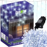 Instalatie luminoasa exterior 500 LED 22,5 m alb rece Izoxis