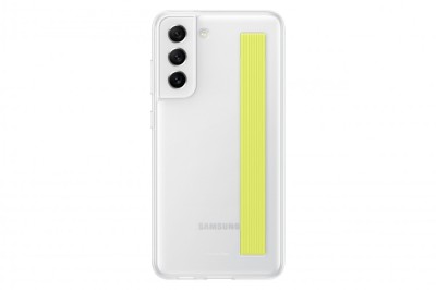 HUSA Smartphone Samsung, pt Galaxy S21 Fe, tip back cover (protectie spate), policarbonat | TPU, ultrasubtire, alb, &amp;quot;EF-XG990CWEGWW&amp;quot; foto