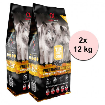 Alpha Spirit The Only One - Free Range Poultry 2 x 12 kg foto