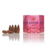 Conuri parfumate Backflow - 40 Buc - Lotus