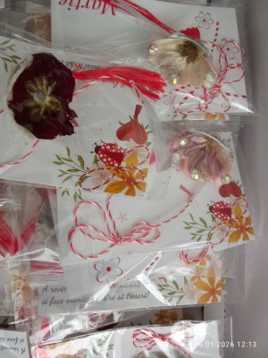 Martisoare primăvară handmade foto