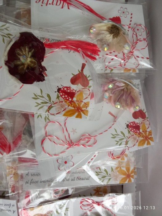 Martisoare primăvară handmade