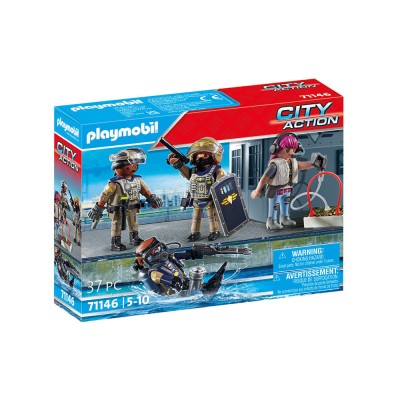 PLAYMOBIL - SET FIGURINE ECHIPA SWAT foto