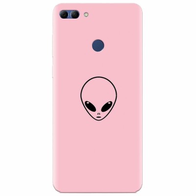 Husa silicon pentru Huawei Y9 2018, Pink Alien foto