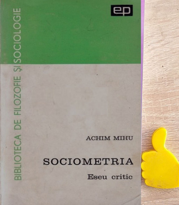 Sociometria Eseu critic Achim Mihu