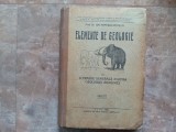 ELEMENTE DE GEOLOGIE - ION POPESCU VOITESTI , EDITIA A II A , 1924