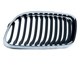 Grila radiator Bmw Seria 3 (E90/E91), 08.2008-06.2012, stanga, crom/negru, 51137201969, 204205-3, Rapid