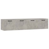 Cumpara ieftin Dulapuri TV de perete 2 buc. gri beton 60x36,5x35 cm lemn