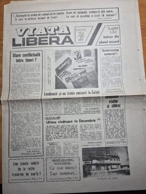 ziarul viata literara 23 ianuarie 1990 - ziar din galati foto