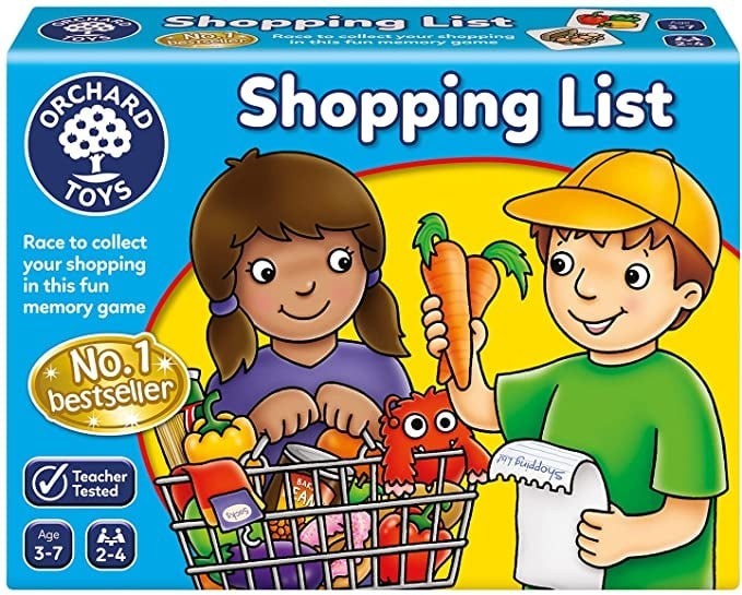 Joc educativ in limba engleza Lista de cumparaturi SHOPPING LIST
