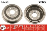 Tambur frana Fiat Grande Punto, Punto, Punto Evo; Opel Adam, Corsa D Motor 1.0, 1.0, 1.0, 1.2, 1.2, 1.2, 1.2, 1.2, OE 568269