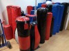 Sac de Box 120cm x 30cm NEUMPLUT, Lanturi &amp; Carabine Incluse, Rosu/Negru/Albastru, Material PVC Rezistent