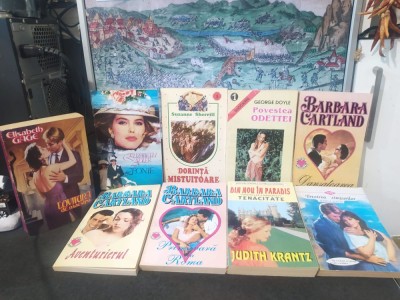 110 cărți de dragoste: Barbara Cartland, Colecția Roz, Colecția El și Ea, Sandra Brown collection, Pasiune Roșie, Tandrețe, Harlequin,... 244 foto