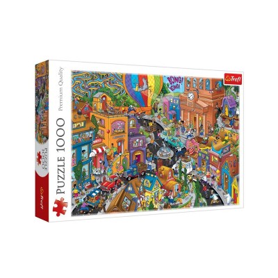 Puzzle 1000 piese, Oras Animat, 68x48 cm, ATU-084662 foto