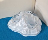 Cumpara ieftin Suport lumanari 3 focuri, cristal cased -Iceberg- design Renate Stock, SEA Glass