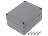 Carcasă universală ABS gri &icirc;nchis IP67 90x115x55mm