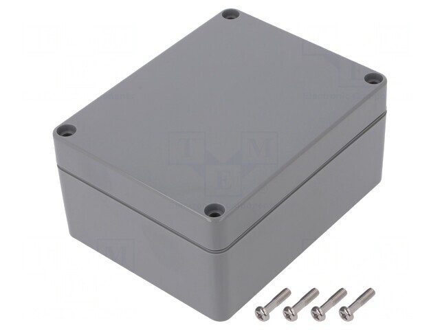 Carcasă universală ABS gri &icirc;nchis IP67 90x115x55mm