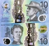 AUSTRALIA 10 dollars 2017 polymer UNC!!!